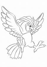 Pokemon Pidgeotto Coloring Pages Kids Color Generation Type Choose Board Easy sketch template