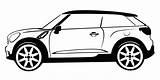 Mini Coloring Cooper Paceman Pages Concept Sketch Car Premiere Board Popular Segment Coupe Activity Premium Sports First Comment Coloringhome sketch template