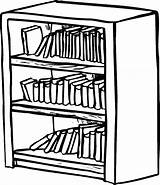 Bookshelf Bookcase Bookshelves sketch template