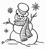 Coloring Pages Christmas Snowman Printable Library Kids Clipart Clip Adults sketch template