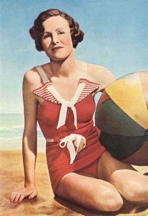 Pin By 1930s 1940s Women S Fashion On 1930s Knitwear Vintage Bathing