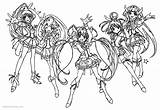 Glitter Force Coloring Pages Characters Printable Kids Color Adults sketch template