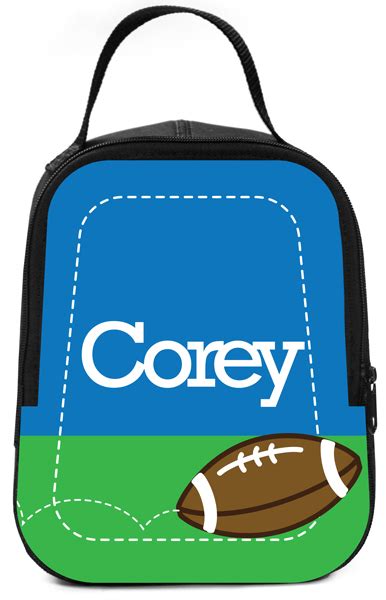 football lunch box personalized lunch box kids lunchbox lunch bags