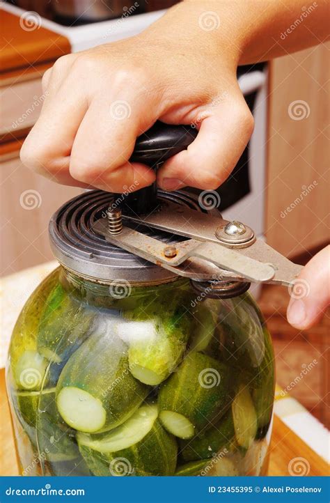 conservation  cucumbers   glass jar stock image image  pickles instrument