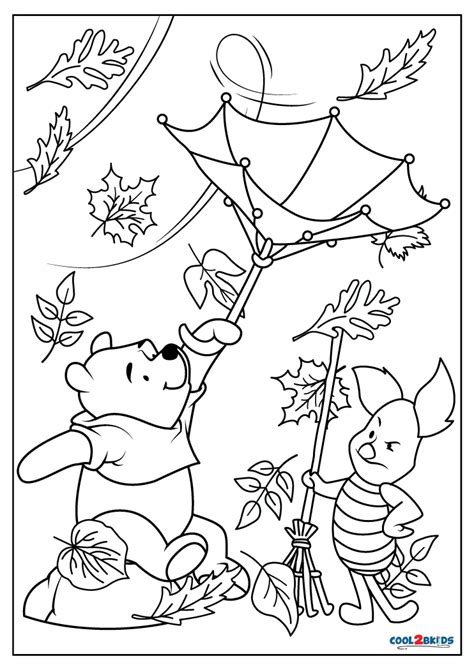 printable disney fall coloring pages  kids