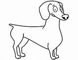 Dachshund Coloring Educativeprintable sketch template