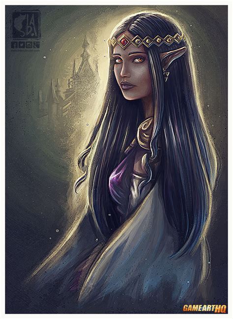 princess hilda portrait art