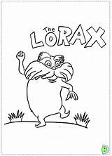 Lorax Pages Coloring Dr Seuss Printable Color Tree Lou Cindy Truffula Kids Drawing Colouring Who Dinokids Print Book Fish Henkes sketch template
