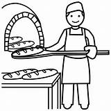 Panadero Panaderia Pictogramas Profesiones Panaderos Clipartbest Recursos Desde Aprender Imagui Mentamaschocolate sketch template