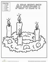 Advent Coloring Candles Worksheets Catholic Kids Christmas Pages Color Worksheet Printable Education Sunday Activities Candle Sheets School Church Colors Kindergarten sketch template