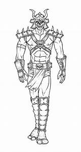 Mortal Kombat Coloring sketch template