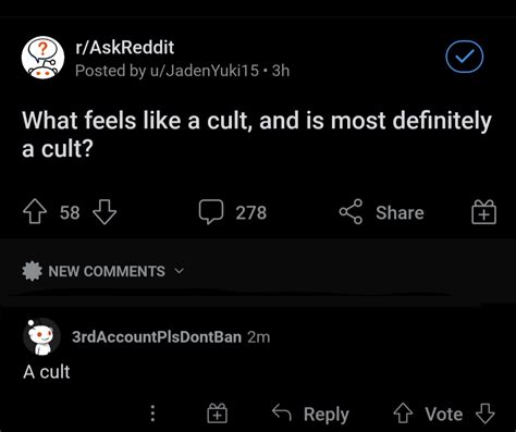 cult feels   cult     cult technicallythetruth