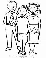 Coloring People Pages Kids Printable Color Sheets Standing Three Clipart Adults Colouring Print Pdf Popular Clip Coloringhome sketch template