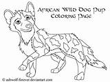 Wild Dog African Coloring Color Getcolorings Pages Printable sketch template