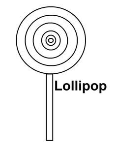 printable large swirly lollipop stencil lollipop craft preschool