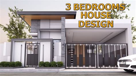 bungalow house design  bedrooms  million budget youtube