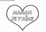 Maman Coeur Coloriage Ecriture Tags sketch template