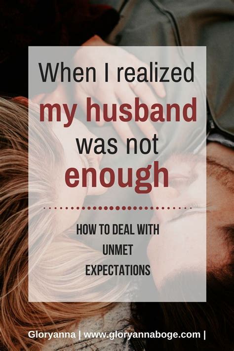 when i realized my husband wasn t enough healthy