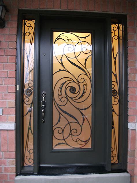 entrance doors  installation fiberglass doors wrought iron single exterior door milan