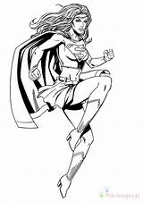 Supergirl Kolorowanki Dla Superwoman Superman Coloriage Canary Coloriages Batman Inhabituellement Héros Pokolorujmy sketch template