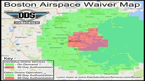daedalus drone services awarded airspace waiver  commercial operations  bostons restricted