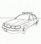 Coloring Police Car Kids Pages Comments sketch template