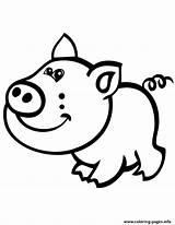 Pig Cartoon Coloring Cute Pages Printable Color Cliparts Clipart Drawing Library Quotes Life Characters Print Getdrawings Quotesgram Popular Info sketch template