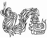 Serpiente Emplumada Quetzalcoatl Maya Aztec Azteca Prehispanicas Mitos Leyendas Symbols Mexicanas Oaxaca Serpientes Tuxtla Gutierrez Serpent Feathered Mandalas Había Mujer sketch template