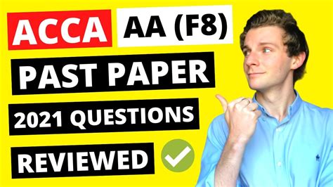 ⭐️ How To Pass Acca Aa F8 2021 Past Paper Questions Reviewed ⭐️