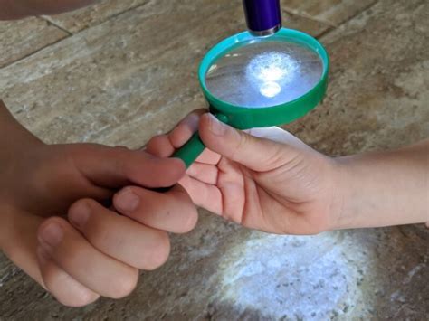 super simple light experiments  kids hands    grow
