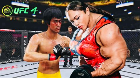 Ps5 Bruce Lee Vs Steroid Woman Bodybuilder Ea Sports Ufc 4 🥊 Youtube
