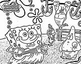 Spongebob Coloring Pages Squarepants Printable Kids sketch template
