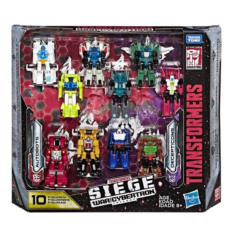 transformers siege micromaster autobots  decepticons  pack giftset