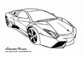 Coloring Cars Pages Car Printable Lamborghini Sheet Lamborghinis Auto Kleurplaten Book sketch template