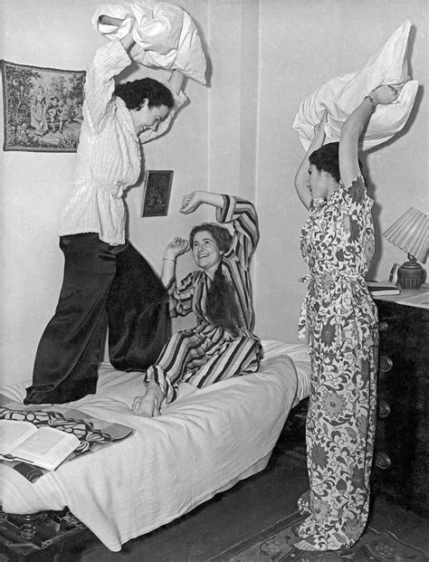 pillow fight at columbia photograph by underwood archives fine art