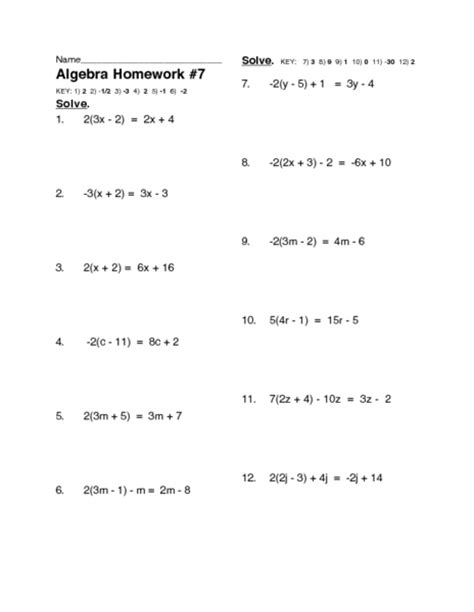 grade math worksheets linear equations write   linear equation