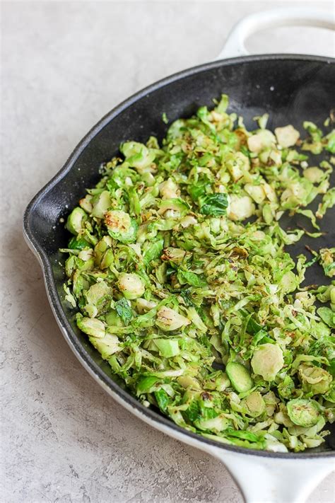 easy shaved brussel sprouts the wooden skillet