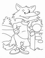 Fox Coloring Mr Pages Fantastic Arctic Clipart Cartoon Library Template Popular sketch template