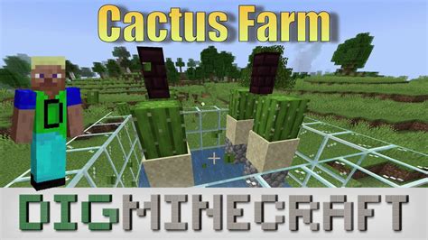 minecraft schematics cactus farm