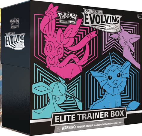 pokemon trading card games sword  shield  evolving skies elite trainer box walmartcom