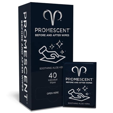 promescent® before and after sex wipes fast and discreet shipping