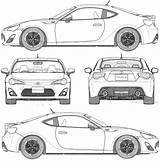 Ae86 Coloring Toyota 86 Blueprints Gt Car Pbsrc Sketch Template Pages Drawings Cars sketch template