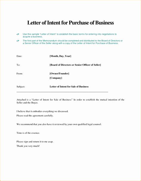 letter  intent  sell property template images   finder