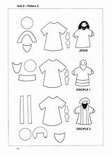 Finger Puppet Jesus Template Puppets Bible Printable Stick Craft Printablee Christmas Characters Via sketch template