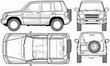 Pajero Mitsubishi Pinin Blueprints Suv 2005 Blueprint Off Für sketch template