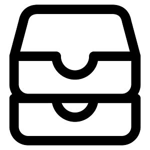 file tray stacked icon   transparent png creazilla