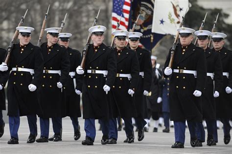 ceremonial marchers marine corps photo  fanpop