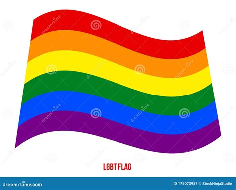 rainbow flag commonly known as gay pride flag or lgbt pride flag