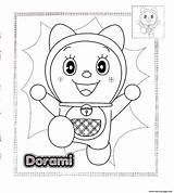 Doraemon Dorami Mewarna Tudodesenhos sketch template