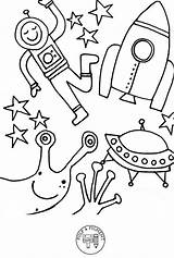 Roundup Resource Space Pigment Pulp Coloring Sheet Outer sketch template